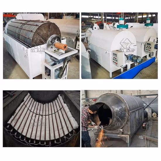 Multifunctional China Coal Barley Almond Shell Rotatory Drying Machine Charcoal Sludge Big Peanut Dryer Machine